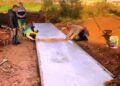 Construyen badenes en calles de Arrecifes