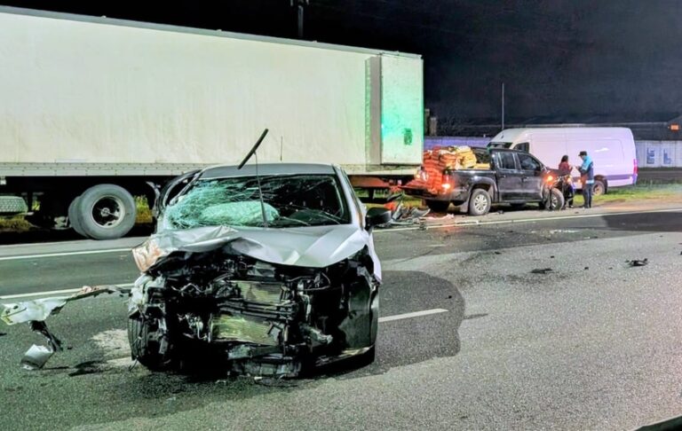 Un fallecido y un herido grave en brutal en choque en la Panamericana