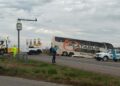 Pasajeros heridos en accidente de un colectivo en Carmen de Areco