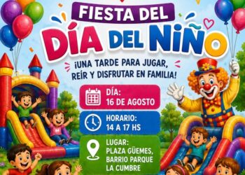 La fiesta por el Día del Niño en La Cumbre se postergó un día