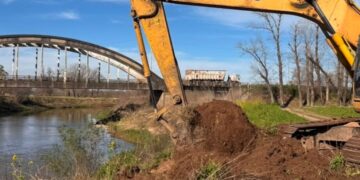 Piden informes urgentes por la obra de ensanchamiento del río: puede frenarse