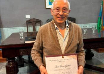 Justo reconocimiento del Concejo Deliberante a un ejemplo: Raúl Gattelet