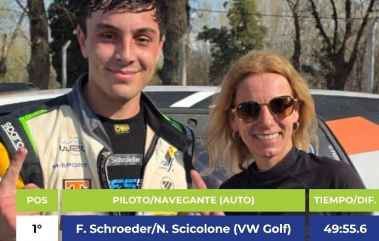 Rally de Arrecifes: las hermanas Scicolone, las mejores locales