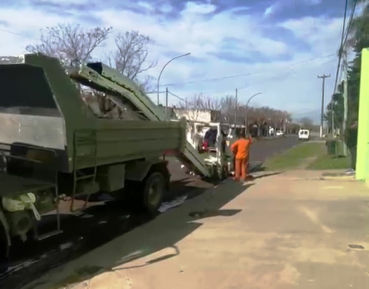 Comenzó la repavimentación de calles Tucumán y Gerardo Risso