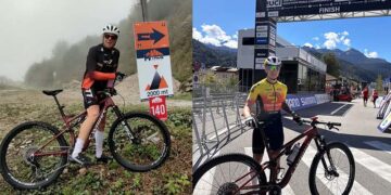 Dos arrecifeños corren junto a la élite del ciclismo mundial