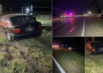 Investigación por un accidente en ruta 8