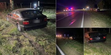 Investigación por un accidente en ruta 8