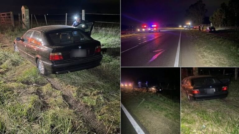 Investigación por un accidente en ruta 8