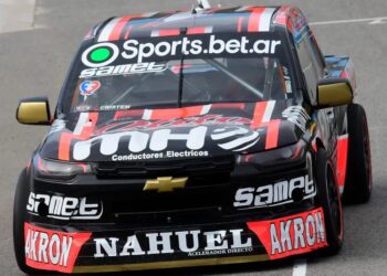 Toque y séptimo puesto para Canapino en TC PickUp en Balcarce