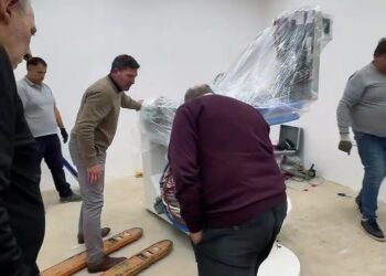 Instalaron el equipamiento del nuevo Servicio de Hemodinamia del Hospital