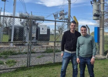 Patricio Gabilondo recibió al presidente de BAESA por obra de energía con baterías en Arrecifes