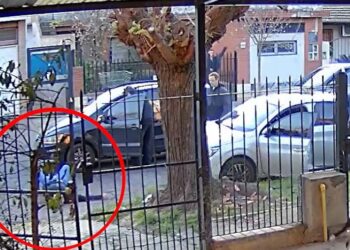 Locura total: delincuentes asaltan y balean a padres de nenes en la entrada de la escuela