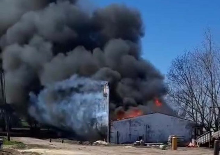 VIDEO. Importante incendio en un campo de Arrecifes