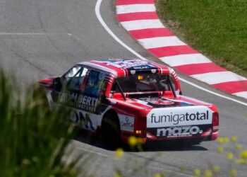 Toques, podio y exclusión para Alberti en TC Pista PickUp en Balcarce