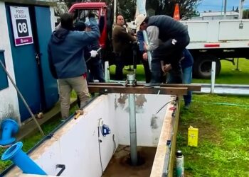 Renovación de bomba y cañerías en pozo de agua potable