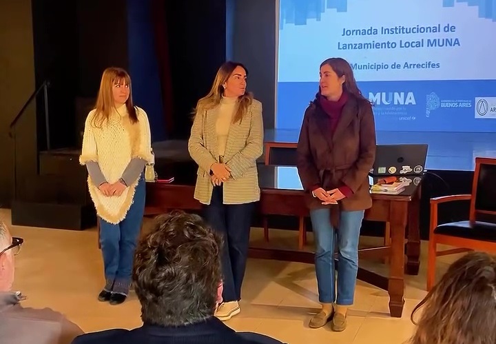 Arrecifes se suma al programa MUNA, de UNICEF