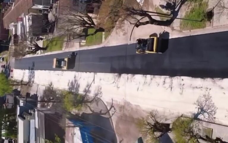 Avanza la repavimentación en calles Tucumán y Risso