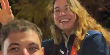 Arrecifes recibió a su chica de oro, Belén Mosca