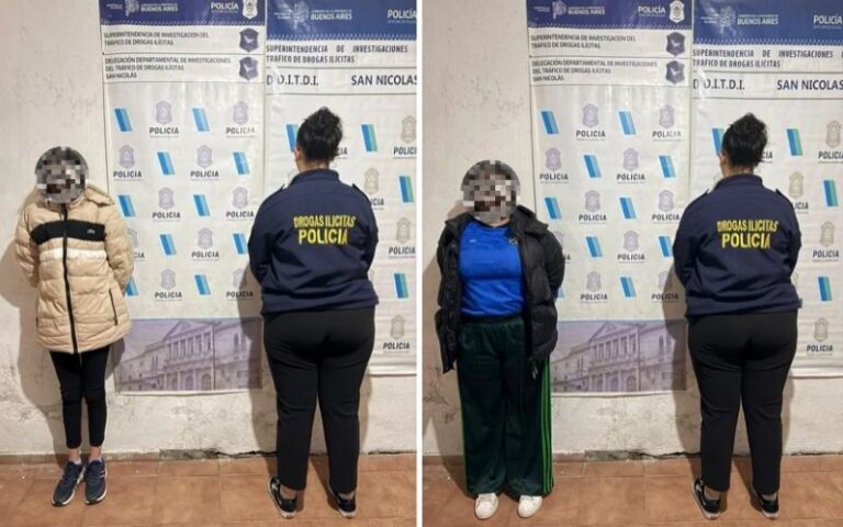 Aprehenden a dos hermanas por vender cocaína en Arrecifes