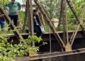 Instalan un limnígrafo en el Puente de Todd para monitorear el río