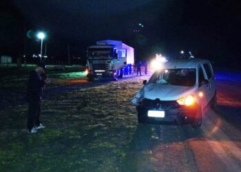 Choque entre tres vehículos en ruta 51