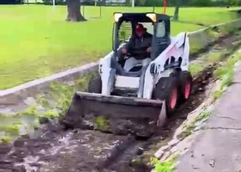 Limpieza de desagües en el Balneario de Arrecifes
