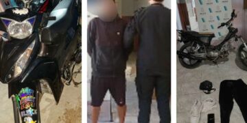 Menor de Salto vino a robar una moto en Arrecifes y lo detuvieron en su casa