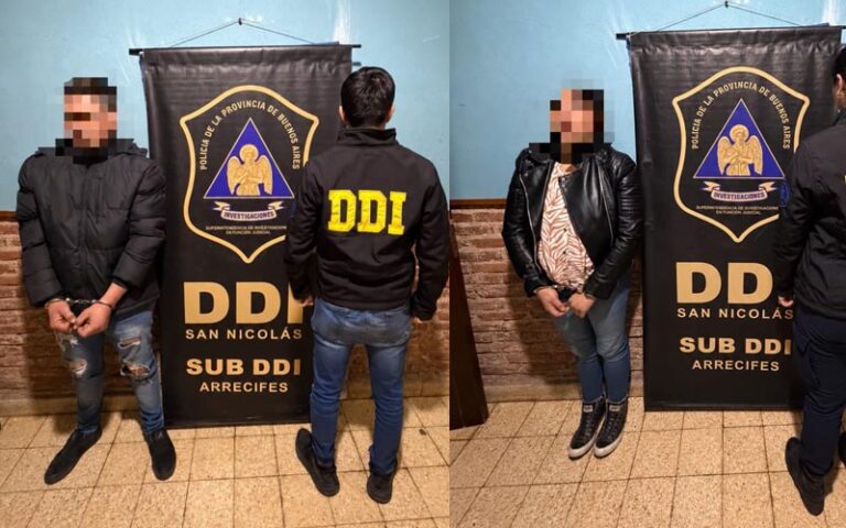Arrecifeños detenidos por un violento robo en Chacabuco