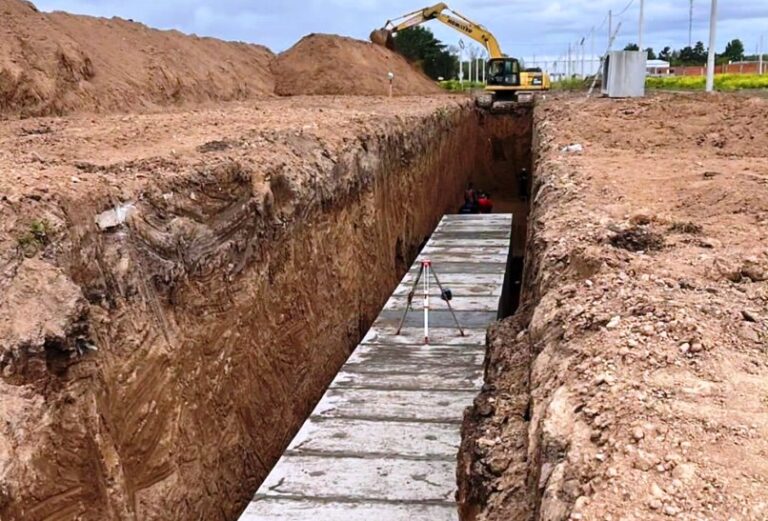 Gran obra en Salto para evitar inundaciones en más de 100 viviendas
