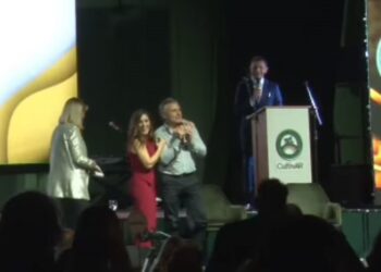 Marcos Di Palma con La Sole en el Festival de la Soja