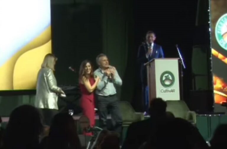 Marcos Di Palma con La Sole en el Festival de la Soja