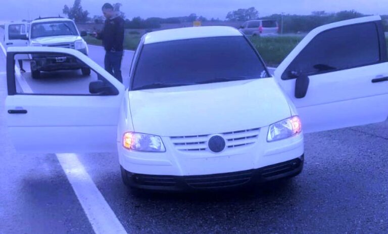 Informe oficial de Arrecifes sobre el hecho de persecución policial con disparos